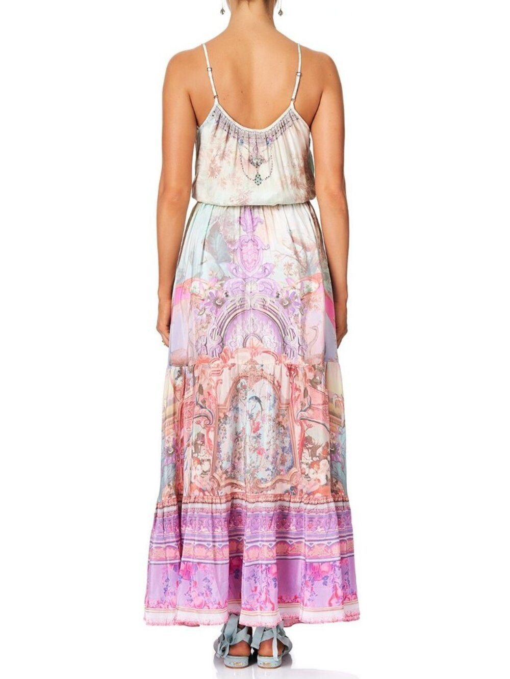 Camilla Electron Libre Dress with Front Tie Detail Size Small - Picture 7 of 14